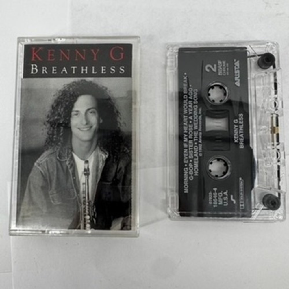 Kenny G Breathless Cassette Tape 1992 Arista Records Smooth Jazz Tested